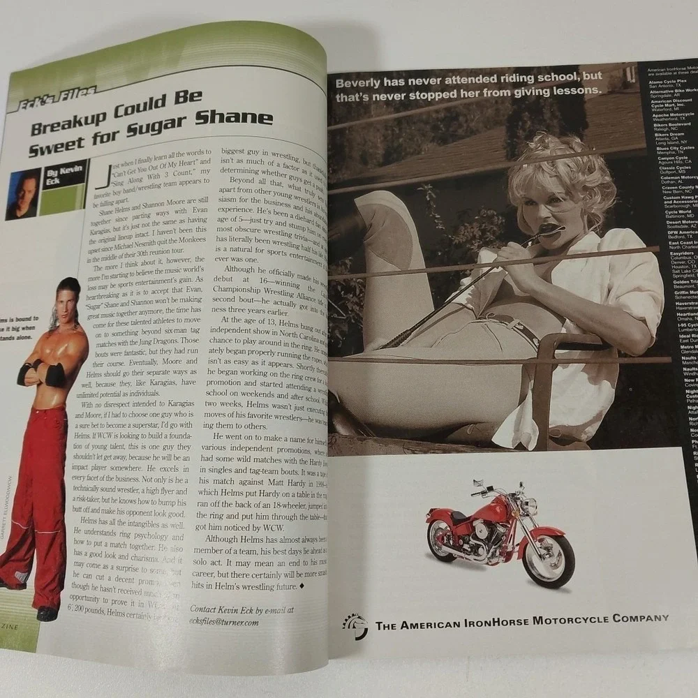 WCW Magazine Issue‎ 69 Sting 2000 Wrestling W Poster DDP Scott Steiner Nitro